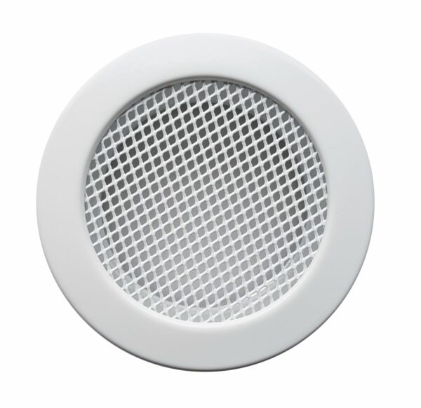 Luchtrooster Ø160mm wit ROND