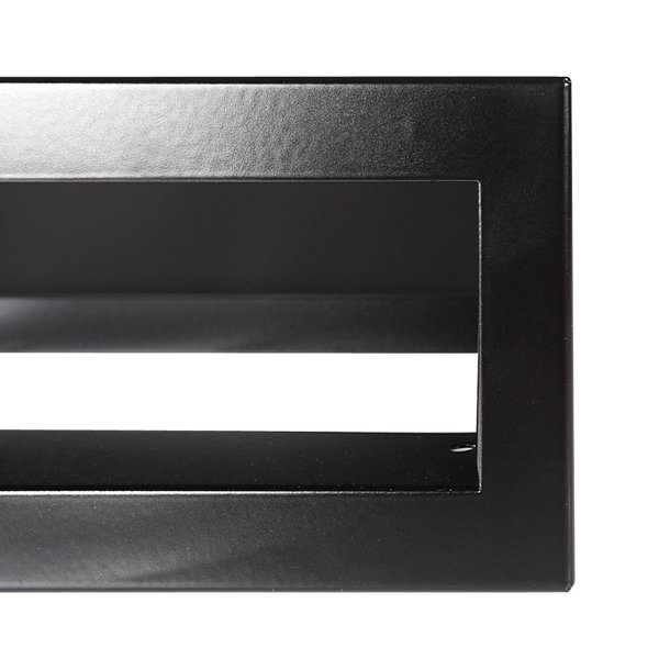 Luchtrooster 1000x60mm zwart VP-OPEN