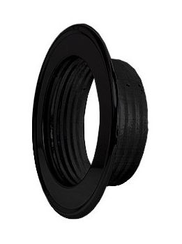 Rozet Ø150mm zwart