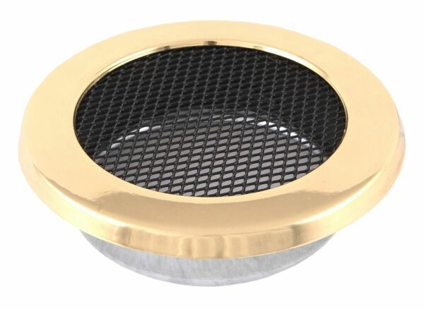 luchtrooster 160 goud rond